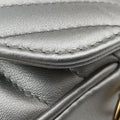 New Wave Multi Pochette Silver Leather M57864 ICチップニューウェーブ ミュルティ ポシェット シルバー レザー M57864 ICチップ