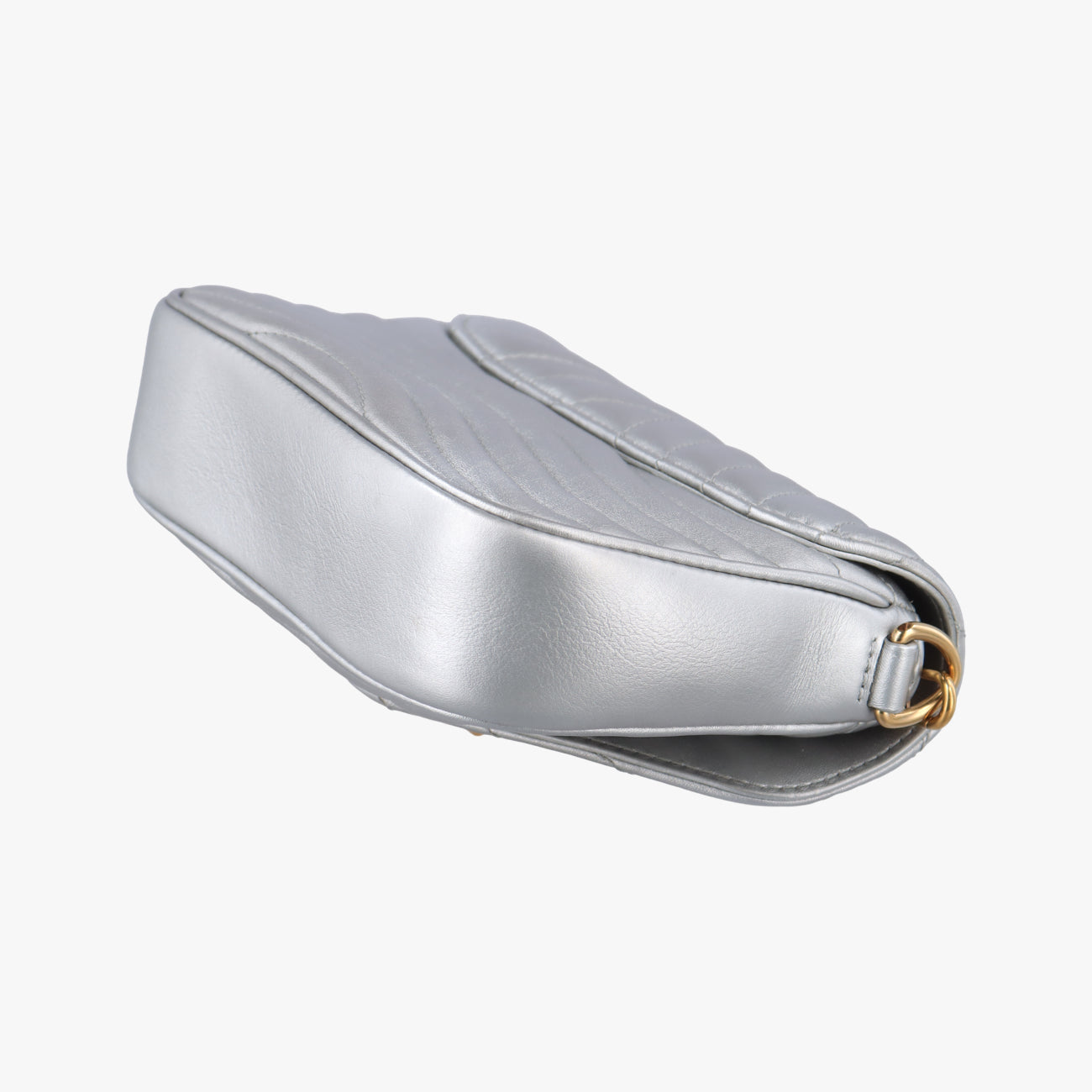 New Wave Multi Pochette Silver Leather M57864 ICチップニューウェーブ ミュルティ ポシェット シルバー レザー M57864 ICチップ