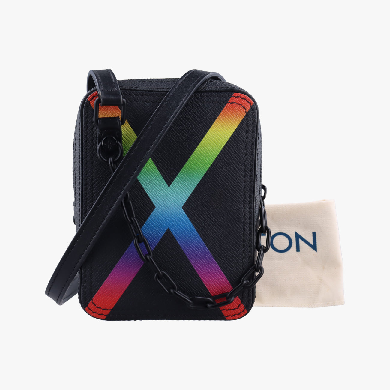 Danube Messenger black×RAINBOW Taiga M30332 CA1179ダヌーブメッセンジャー ブラック×レインボー タイガ M30332 CA1179