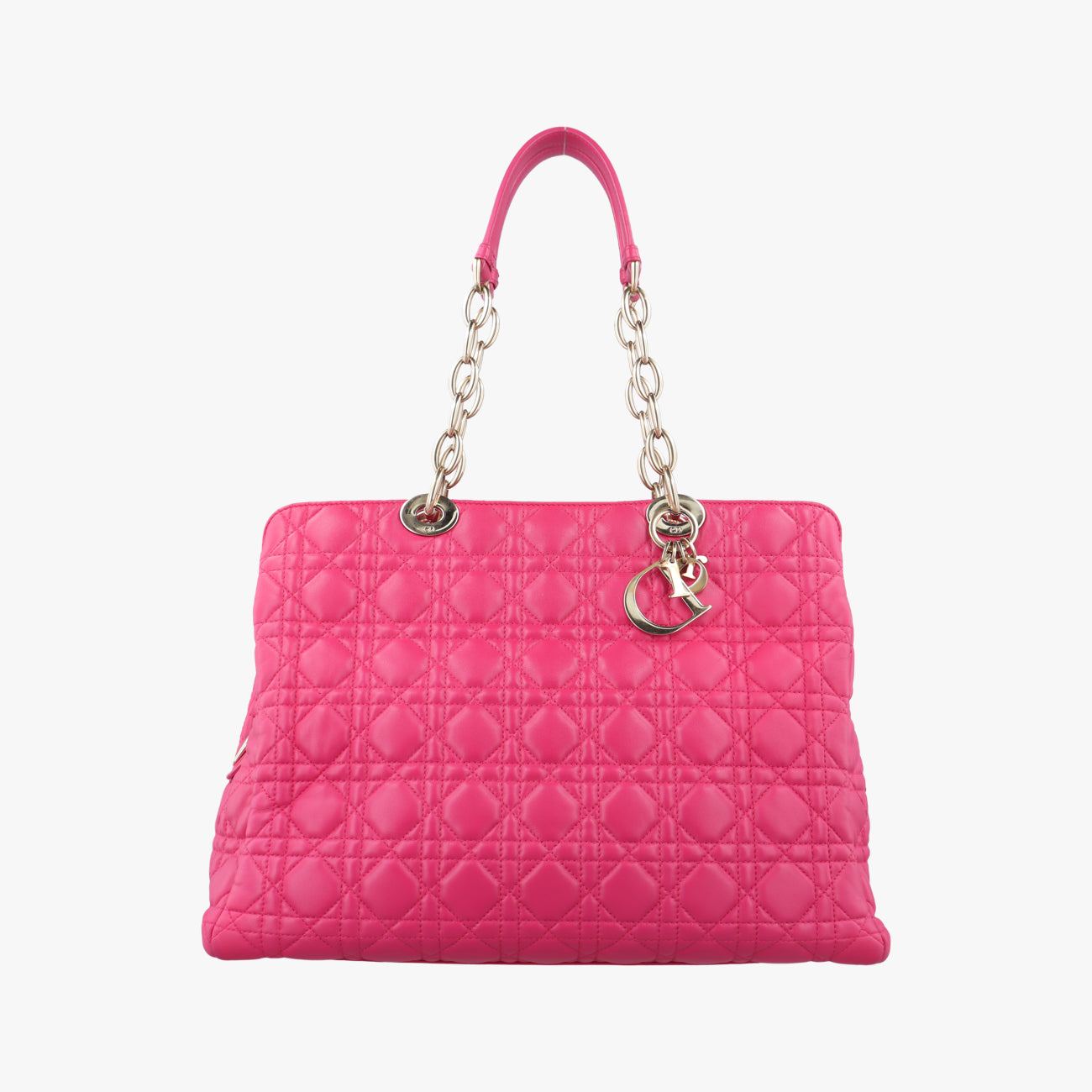 Cannage Dior Soft Shopping Rose lambskin 08-BO-0164ディオールソフト ローズ レッド ラムスキン 08-BO-0164
