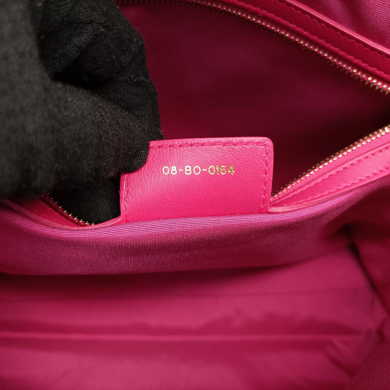 Cannage Dior Soft Shopping Rose lambskin 08-BO-0164ディオールソフト ローズ レッド ラムスキン 08-BO-0164