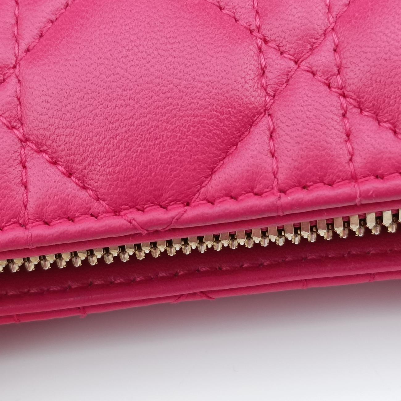 Cannage Dior Soft Shopping Rose lambskin 08-BO-0164ディオールソフト ローズ レッド ラムスキン 08-BO-0164