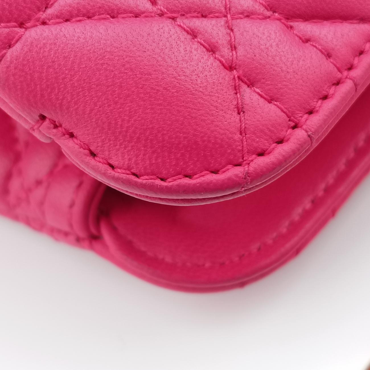 Cannage Dior Soft Shopping Rose lambskin 08-BO-0164ディオールソフト ローズ レッド ラムスキン 08-BO-0164