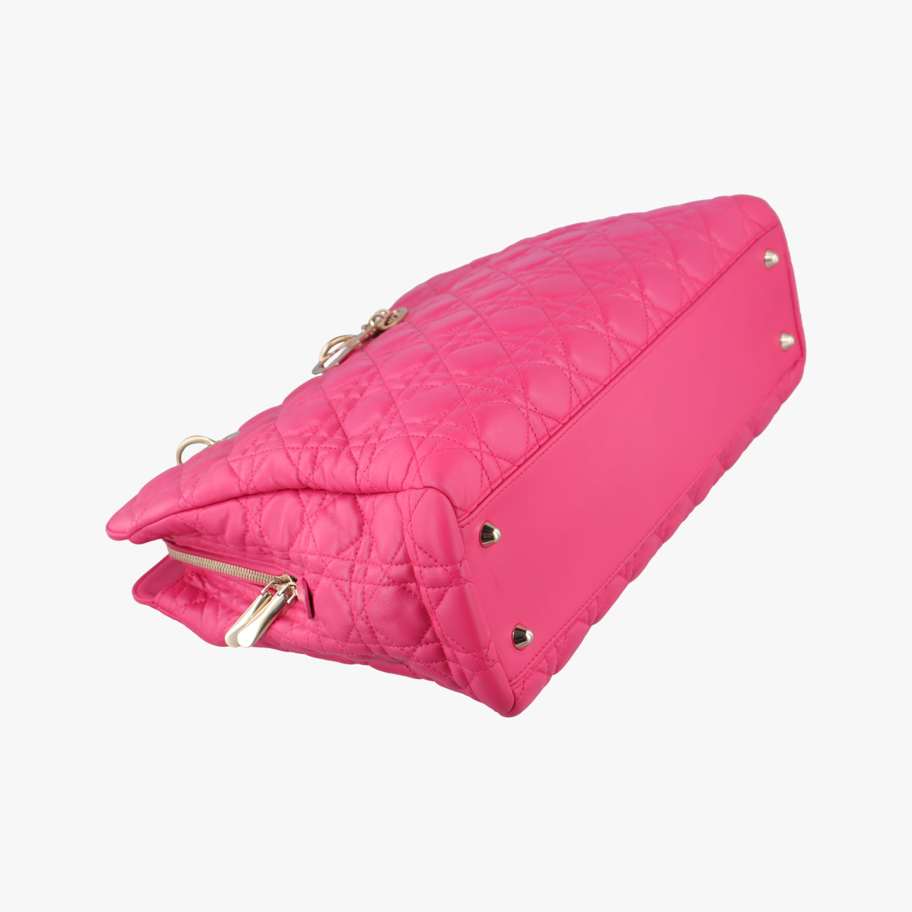 Cannage Dior Soft Shopping Rose lambskin 08-BO-0164ディオールソフト ローズ レッド ラムスキン 08-BO-0164