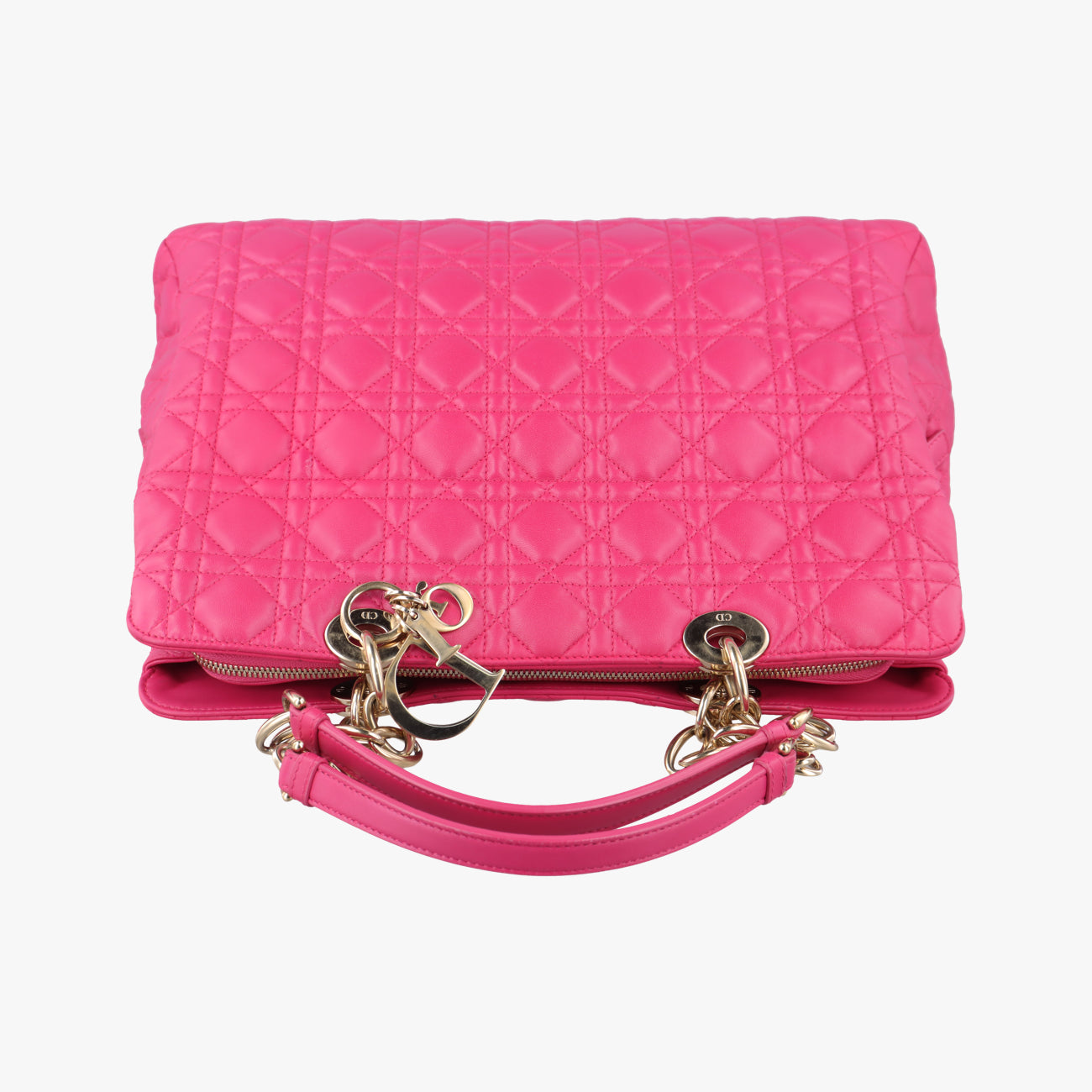 Cannage Dior Soft Shopping Rose lambskin 08-BO-0164ディオールソフト ローズ レッド ラムスキン 08-BO-0164