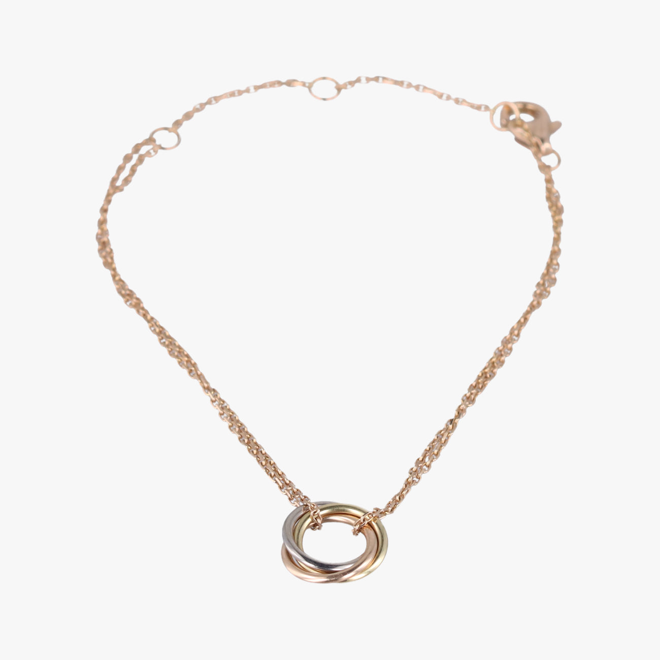 Trinity de Cartier Gold × Platinum × Rose Gold AU750 B6036818 TR6002トリニティ ドゥ カルティエ ゴールド × プラチナ × ローズゴールド AU750 B6036818 TR6002
