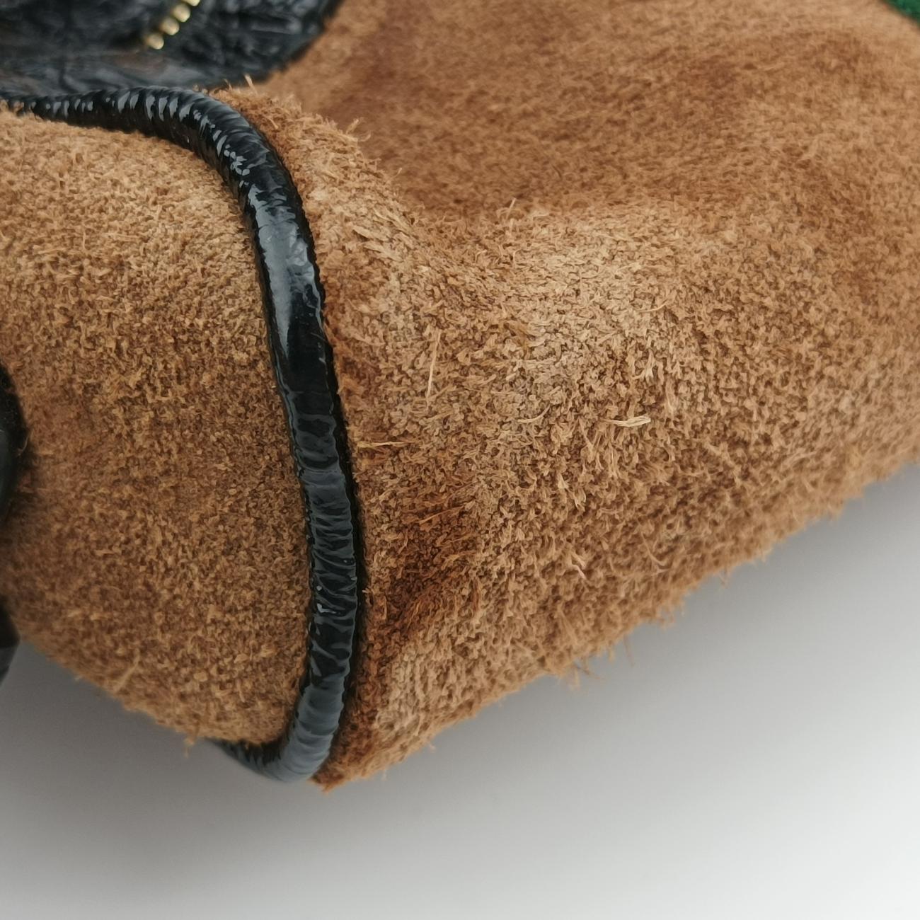 Ophidia Brown×black×Multicolour Suede x leather 573321 オフィディア ブラウン×ブラック×マルチカラー スエード×レザー 573321