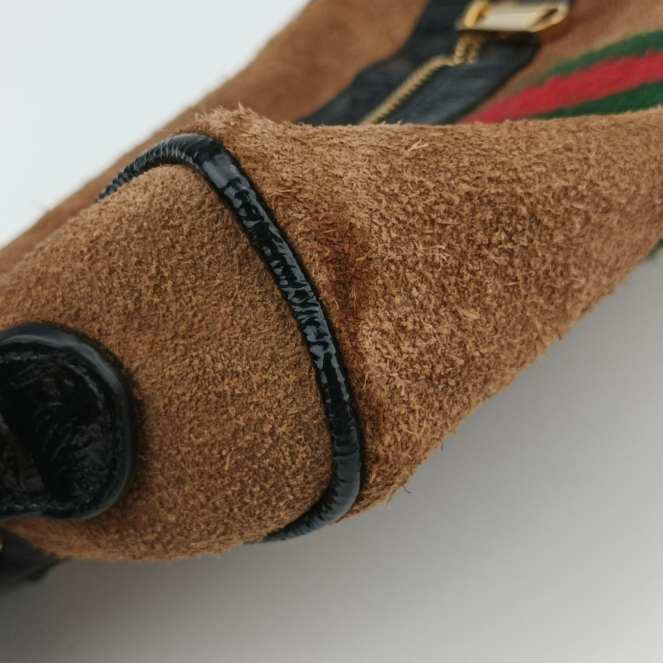 Ophidia Brown×black×Multicolour Suede x leather 573321 オフィディア ブラウン×ブラック×マルチカラー スエード×レザー 573321