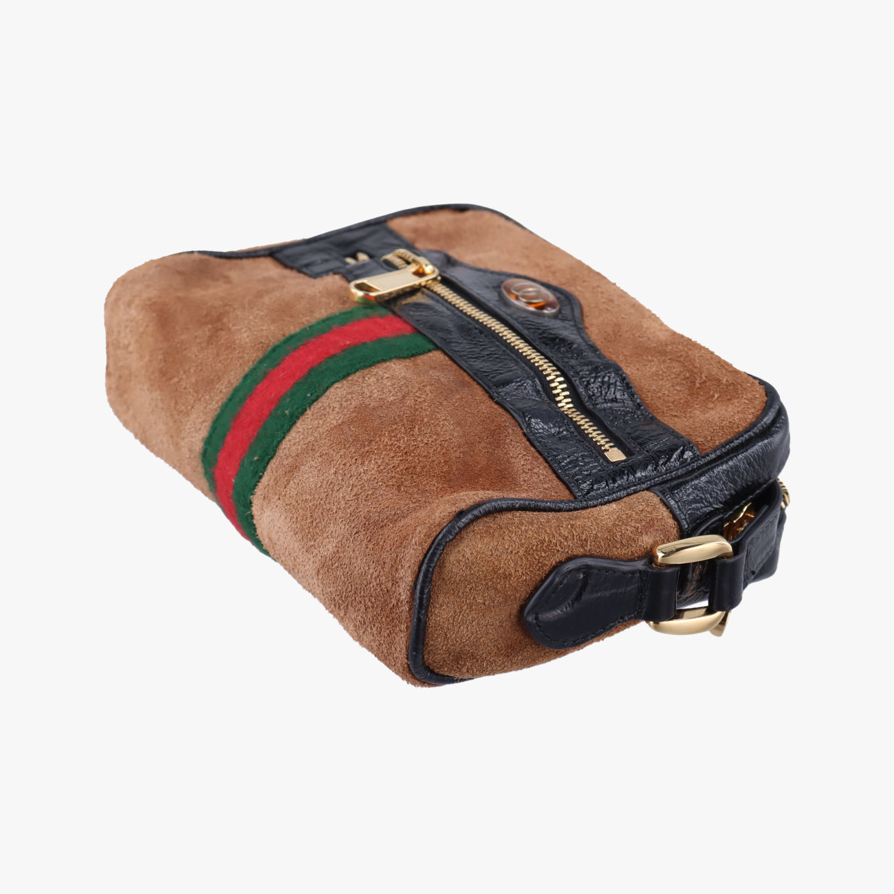 Ophidia Brown×black×Multicolour Suede x leather 573321 オフィディア ブラウン×ブラック×マルチカラー スエード×レザー 573321