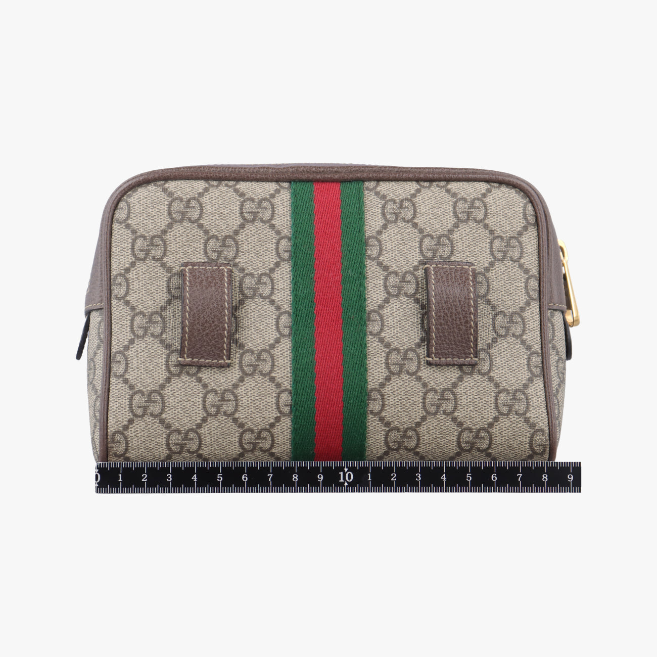 Ophidia brown×red×green PVC coated canvas x leather 517076 F026464730オフィディア ブラウン×レッド×グリーン PVCコーティングキャンバス×レザー 517076 F026464730