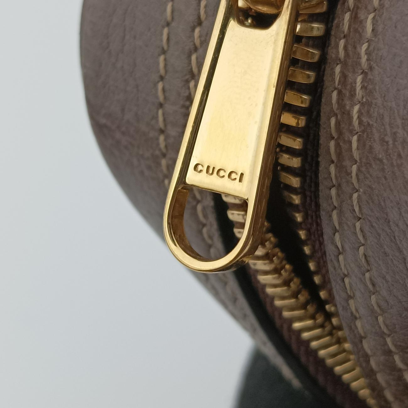 Ophidia brown×red×green PVC coated canvas x leather 517076 F026464730オフィディア ブラウン×レッド×グリーン PVCコーティングキャンバス×レザー 517076 F026464730