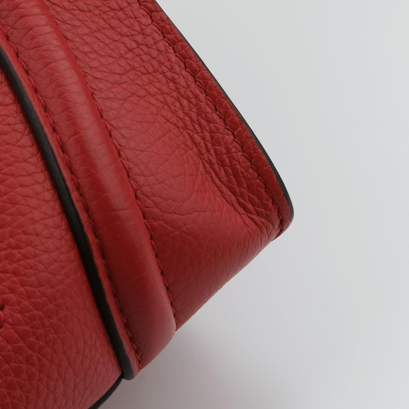 Luggage Mini Shopper Red Leather F-SN-0172 S-CU-0182ラゲージミニショッパー レッド レザー F-SN-0172 S-CU-0182