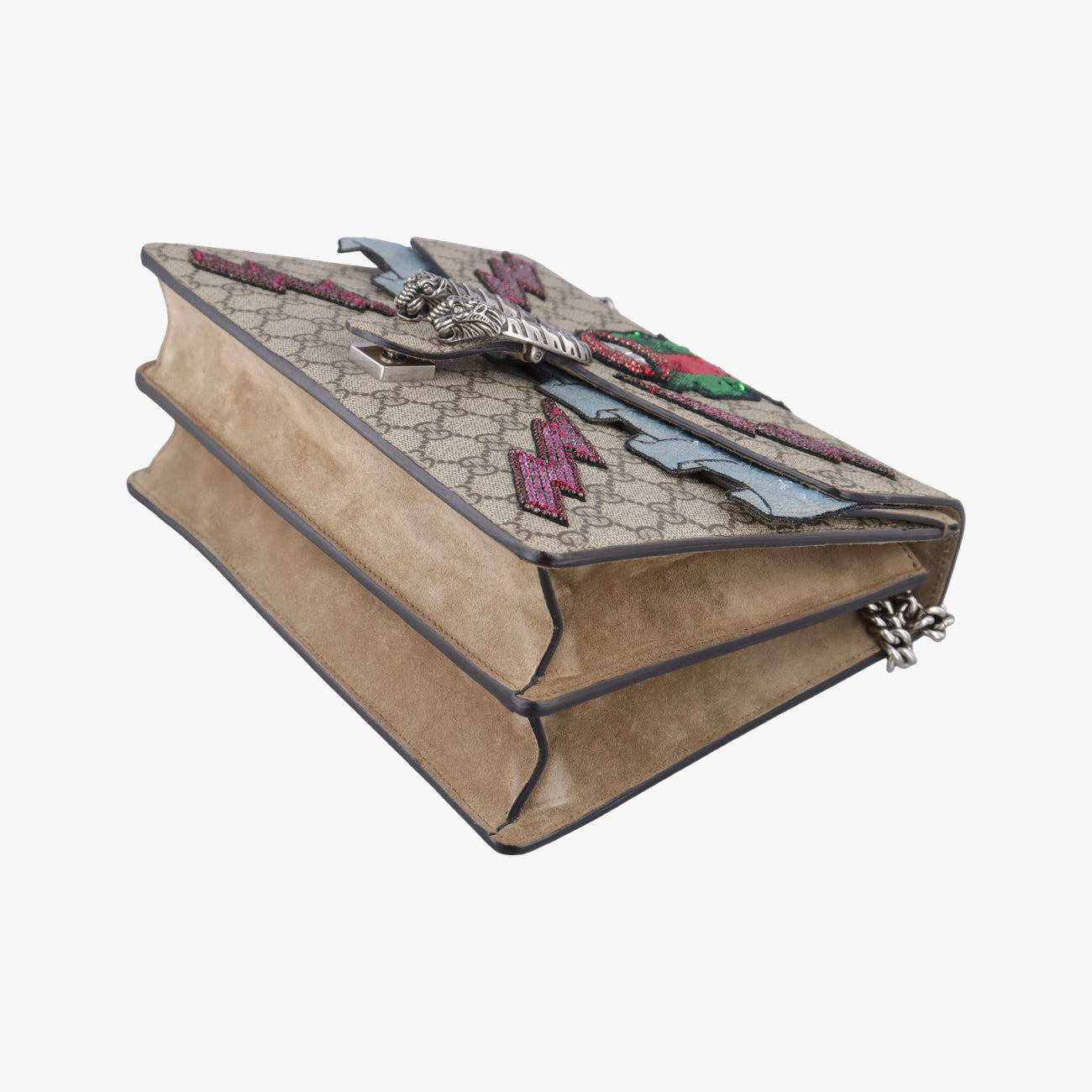 Dionysus Beige×Multicolour PVC coated canvas × suede 400235 G020777789ディオニュソス ベージュ×マルチカラー PVCコーティングキャンバス × スエード 400235 G020777789