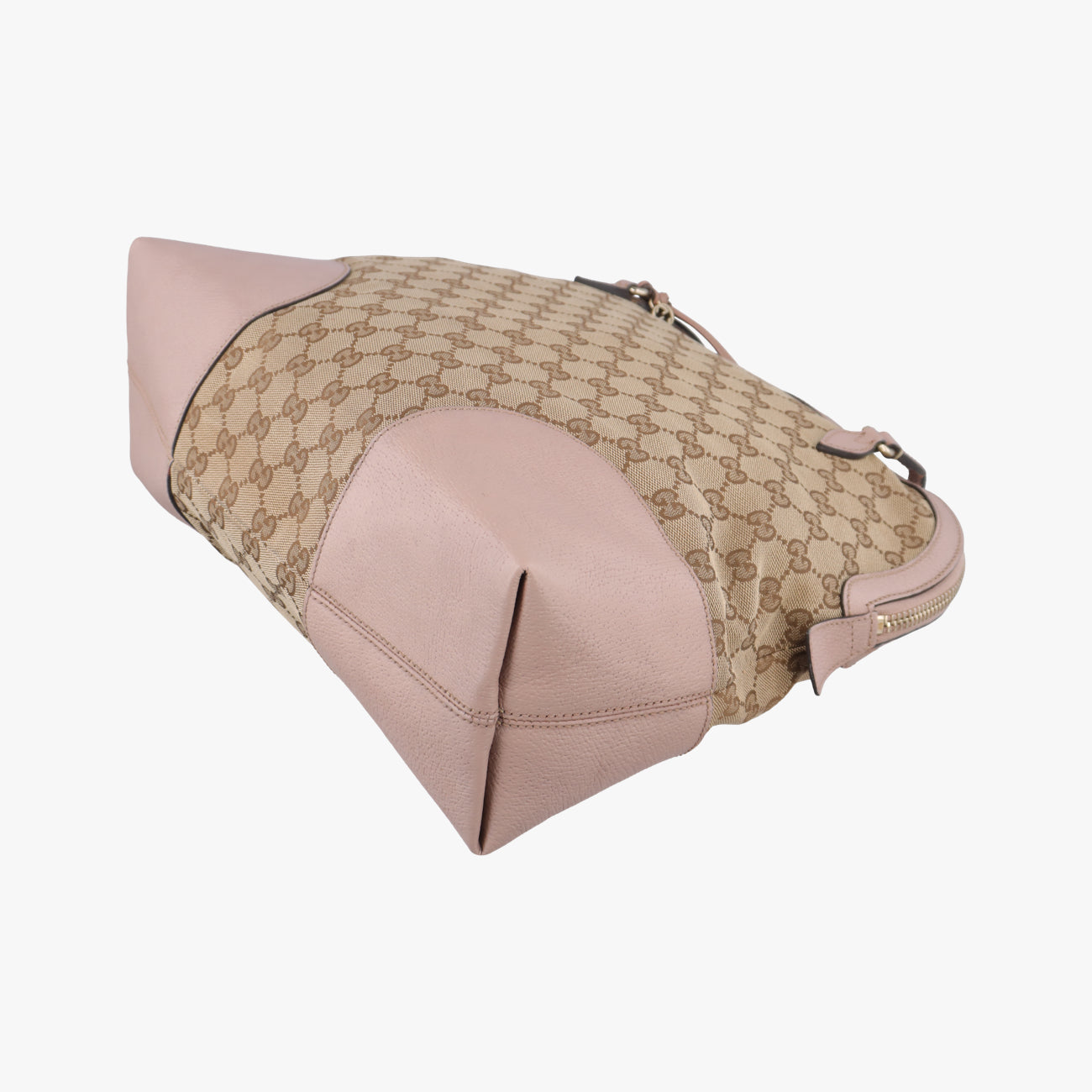 Guccissima Bree Beige×pink canvas x leather 323673 G015737322グッチシマ ブリー ベージュ×ピンク キャンバス×レザー 323673 G015737322