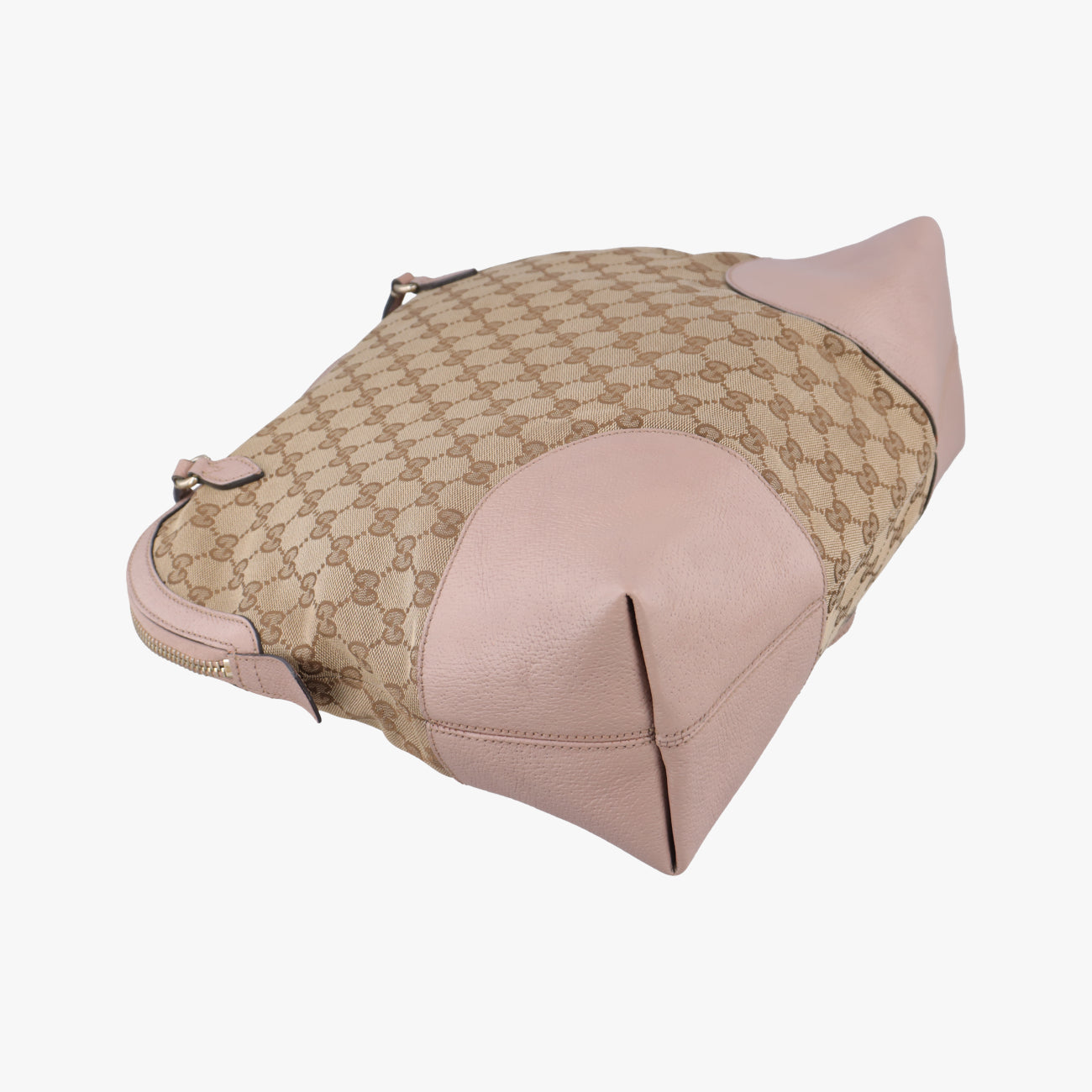 Guccissima Bree Beige×pink canvas x leather 323673 G015737322グッチシマ ブリー ベージュ×ピンク キャンバス×レザー 323673 G015737322