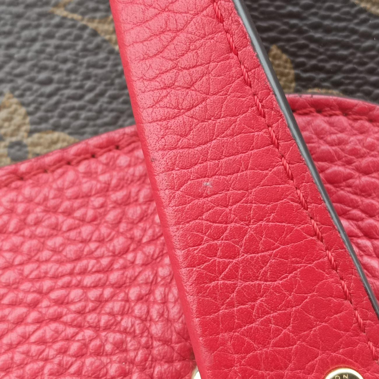 RETIRO PM brown×COQUELICOT Monogram Canvas×calf leather M50057 AH2175レティーロPM モノグラム/ブラウン系×コクリコ モノグラムキャンバス×カーフレザー M50057 AH2175