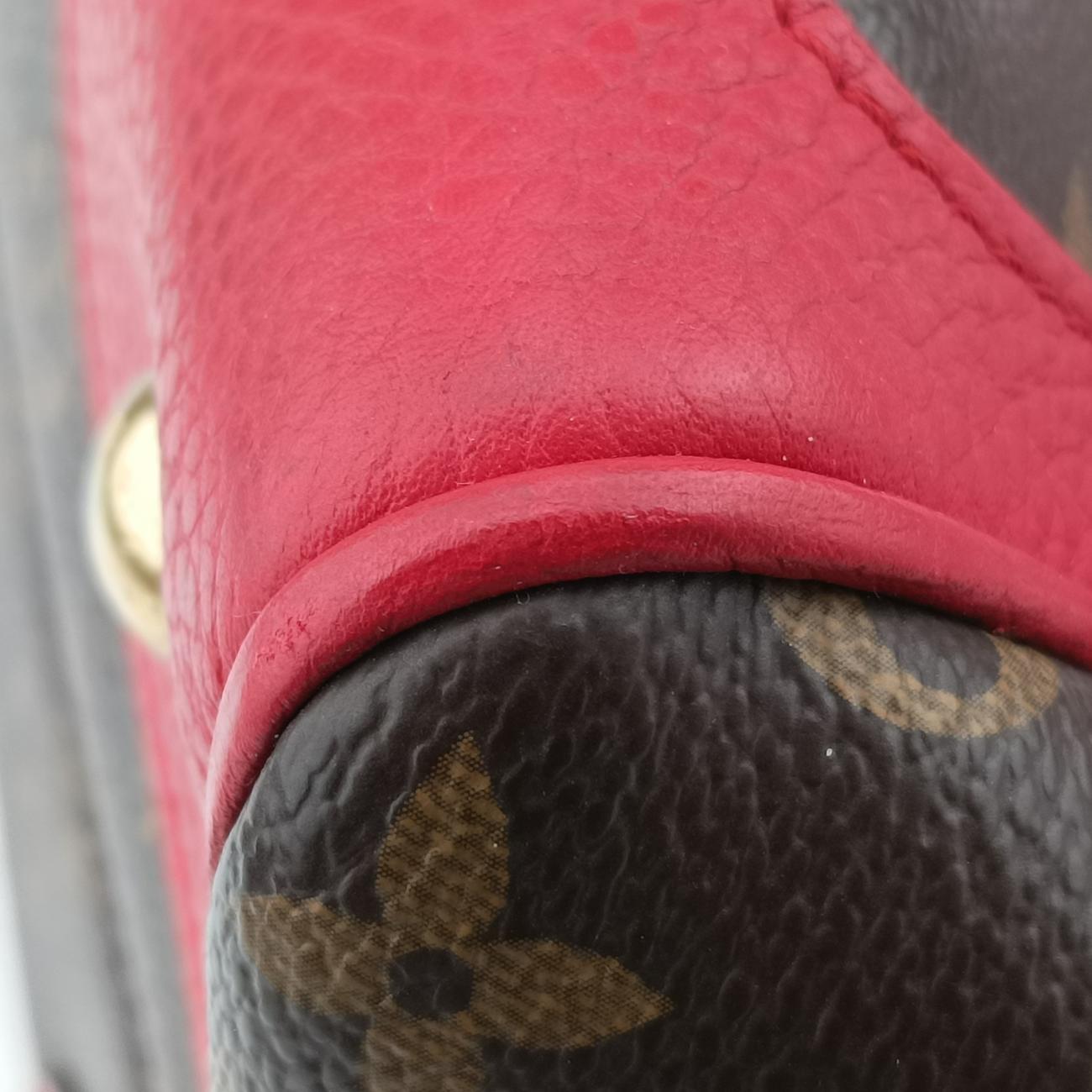 RETIRO PM brown×COQUELICOT Monogram Canvas×calf leather M50057 AH2175レティーロPM モノグラム/ブラウン系×コクリコ モノグラムキャンバス×カーフレザー M50057 AH2175