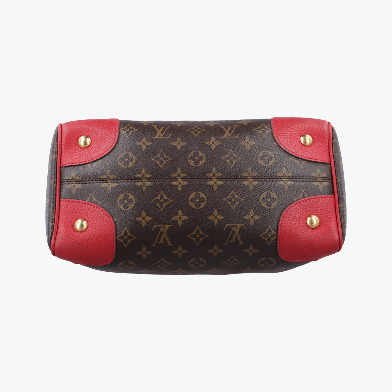 RETIRO PM brown×COQUELICOT Monogram Canvas×calf leather M50057 AH2175レティーロPM モノグラム/ブラウン系×コクリコ モノグラムキャンバス×カーフレザー M50057 AH2175