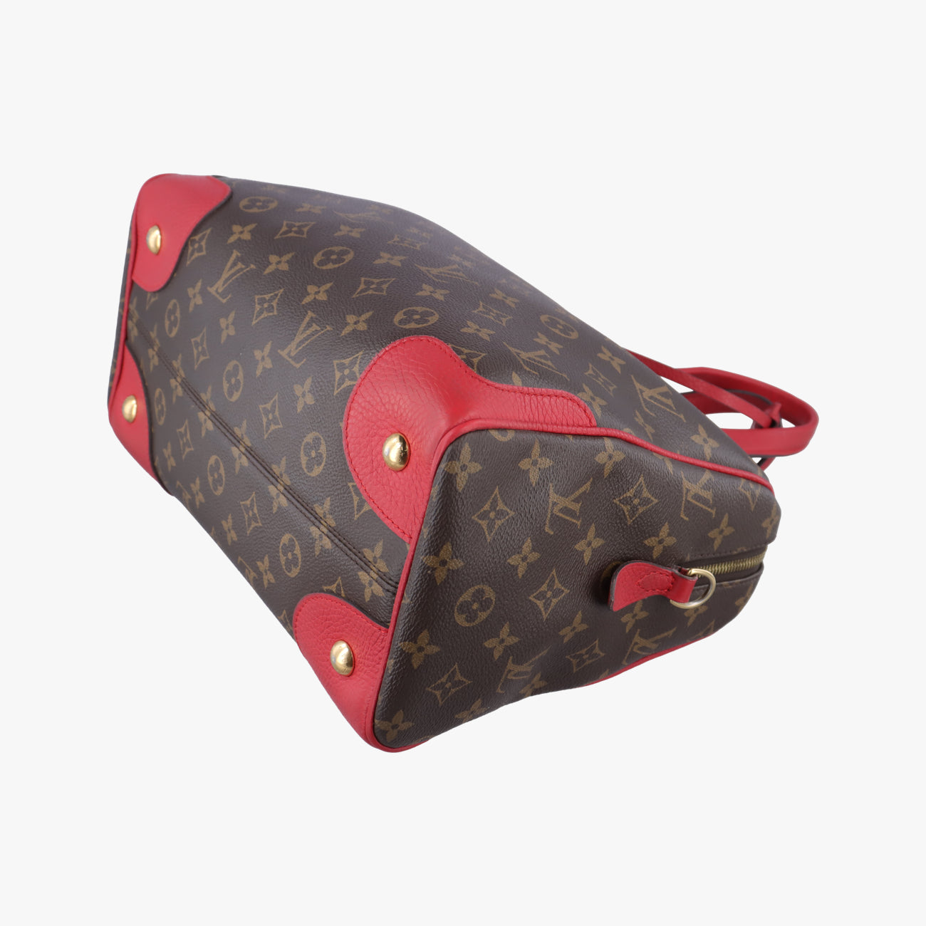 RETIRO PM brown×COQUELICOT Monogram Canvas×calf leather M50057 AH2175レティーロPM モノグラム/ブラウン系×コクリコ モノグラムキャンバス×カーフレザー M50057 AH2175