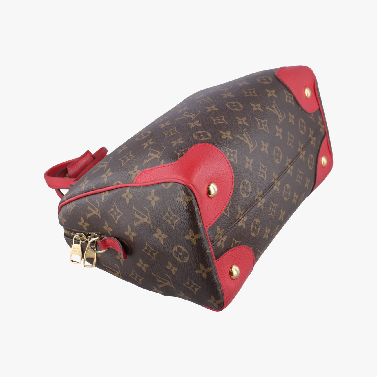 RETIRO PM brown×COQUELICOT Monogram Canvas×calf leather M50057 AH2175レティーロPM モノグラム/ブラウン系×コクリコ モノグラムキャンバス×カーフレザー M50057 AH2175