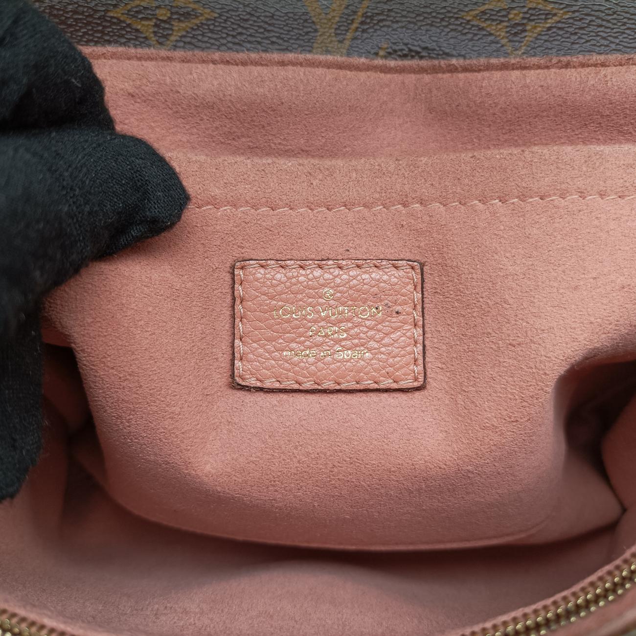 SAINT PLACIDE brown×Pink Monogram Canvas×calf leather M43713 CA0148サンプラシード モノグラム/ブラウン系×ピンク モノグラムキャンバス×カーフレザー M43713 CA0148