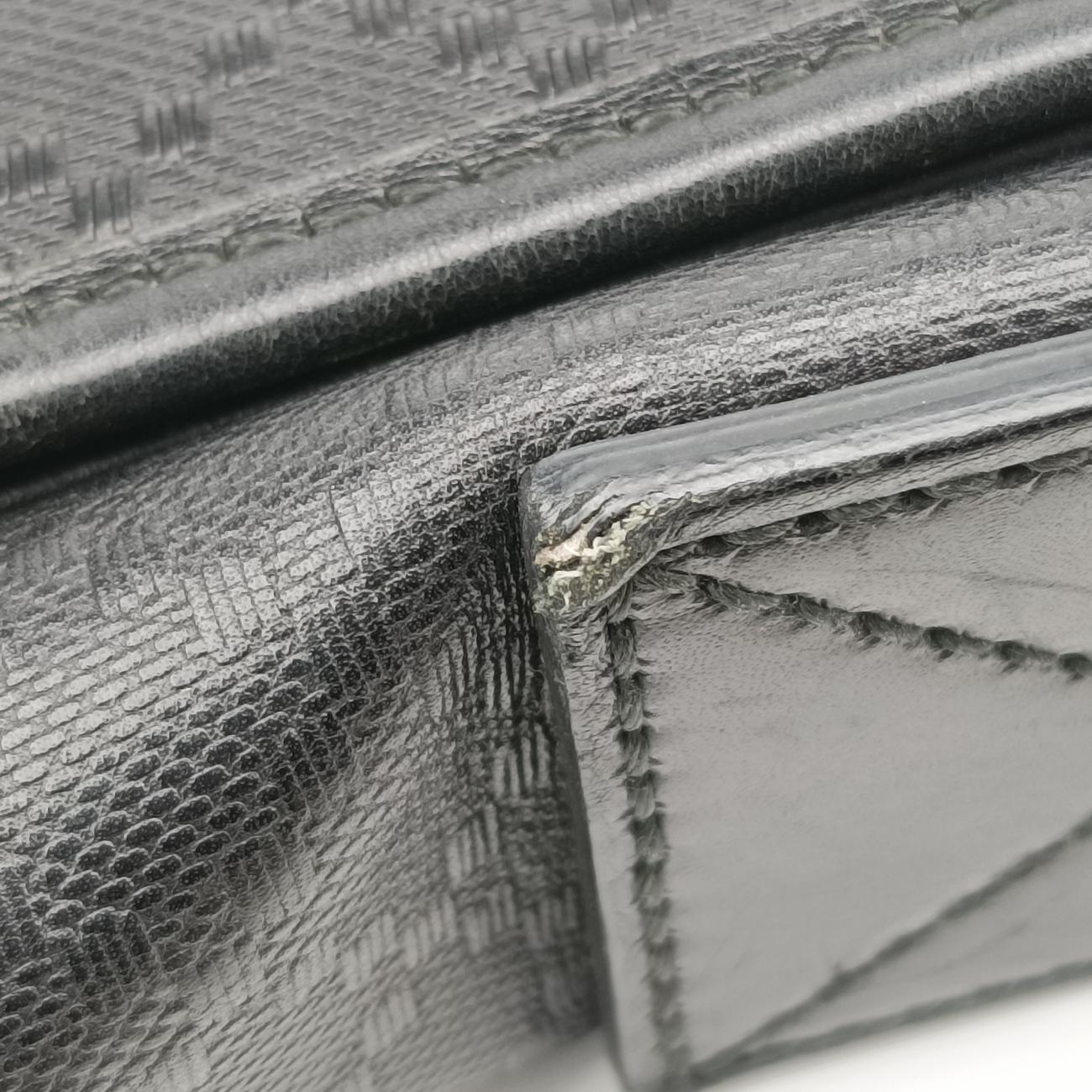 Guccissima Messenger Black Leather 223665 G8620254グッチッシマ メッセンジャー ブラック レザー 223665 G8620254