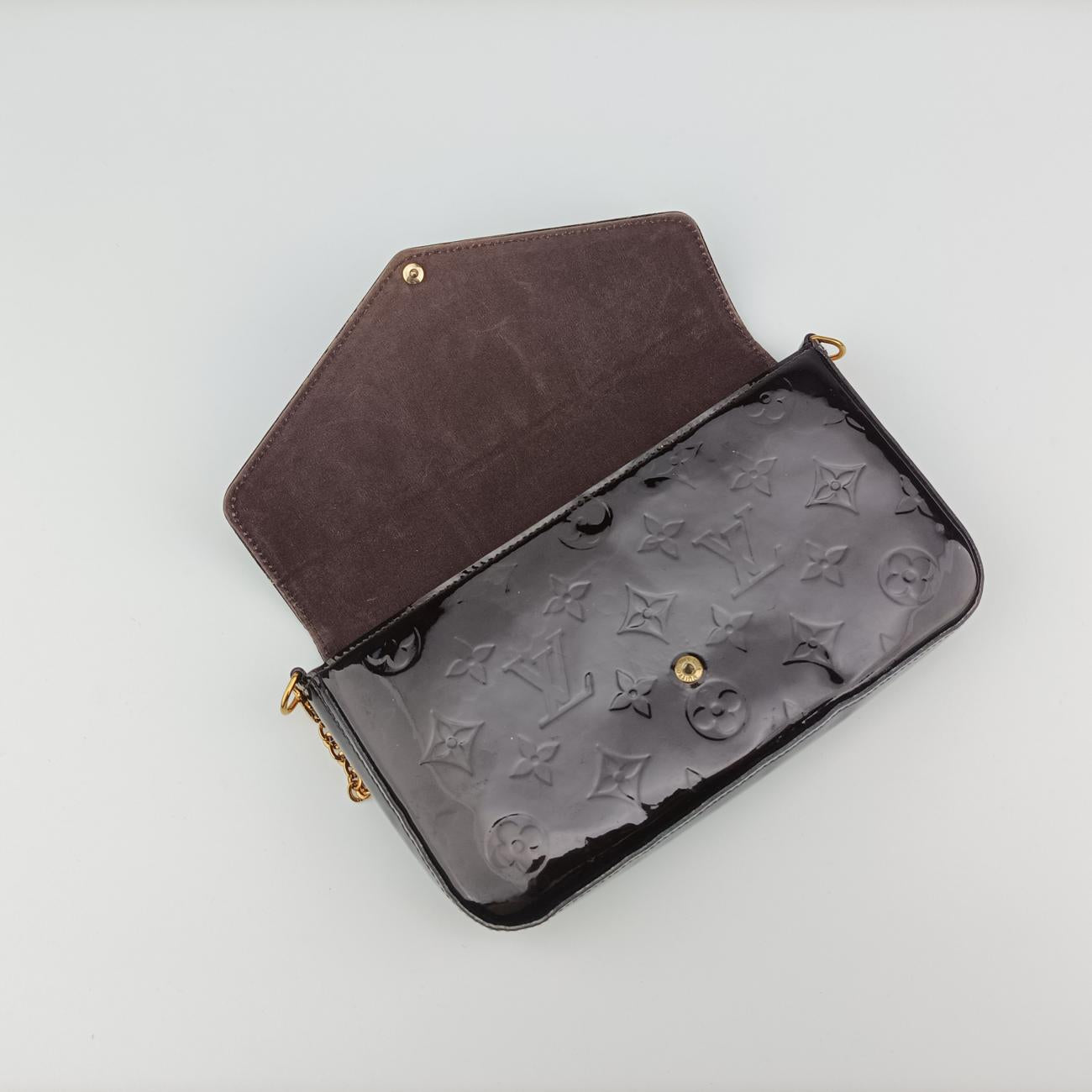 Pochette Félice Amarante Vernis M61267 TJ4136ポシェットフェリシー アマラント ヴェルニ M61267 TJ4136