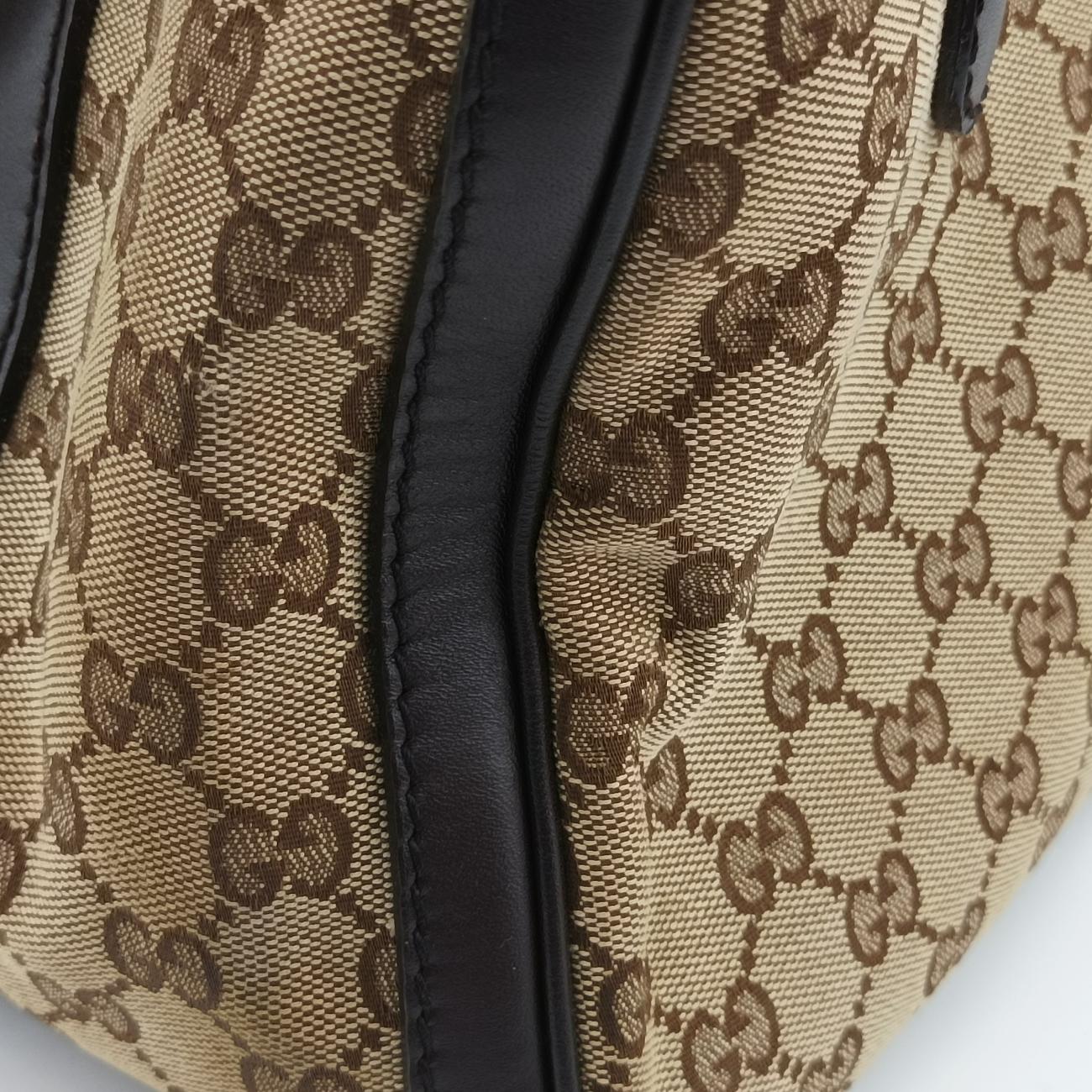 Sherry Line Brown x Beige x Red x Green canvas x leather 247205 G7552633シェリーライン ブラウン×ベージュ×レッド×グリーン キャンバス×レザー 247205 G7552633