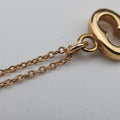 Oval Key Pendant Golden AU750 オーバルキー ペンダント ゴールド AU750