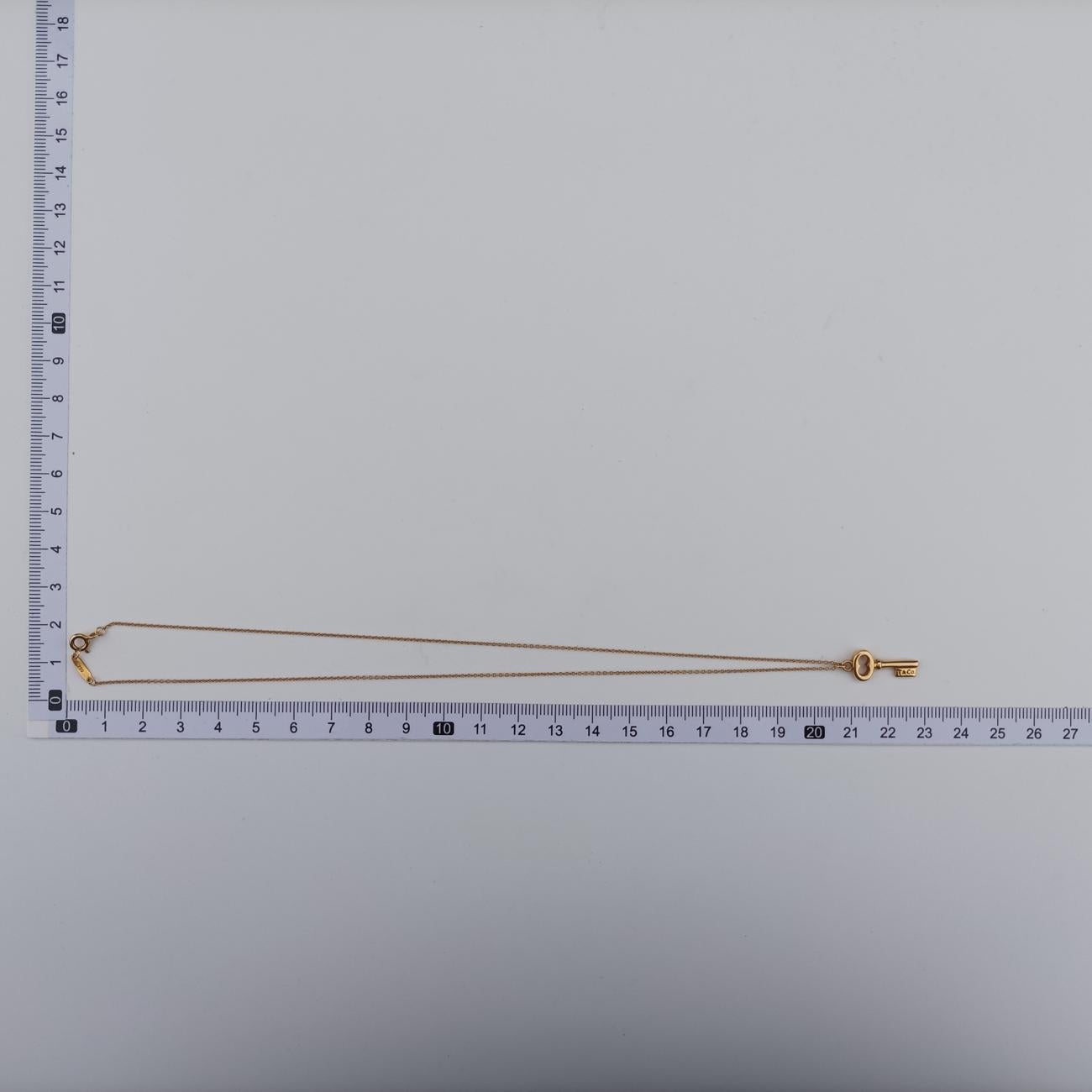 Oval Key Pendant Golden AU750 オーバルキー ペンダント ゴールド AU750