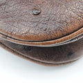 1973 Double G Brown Ostrich Leather 251820 I99565191973 ダブルG ブラウン オーストリッチ 251820 I9956519