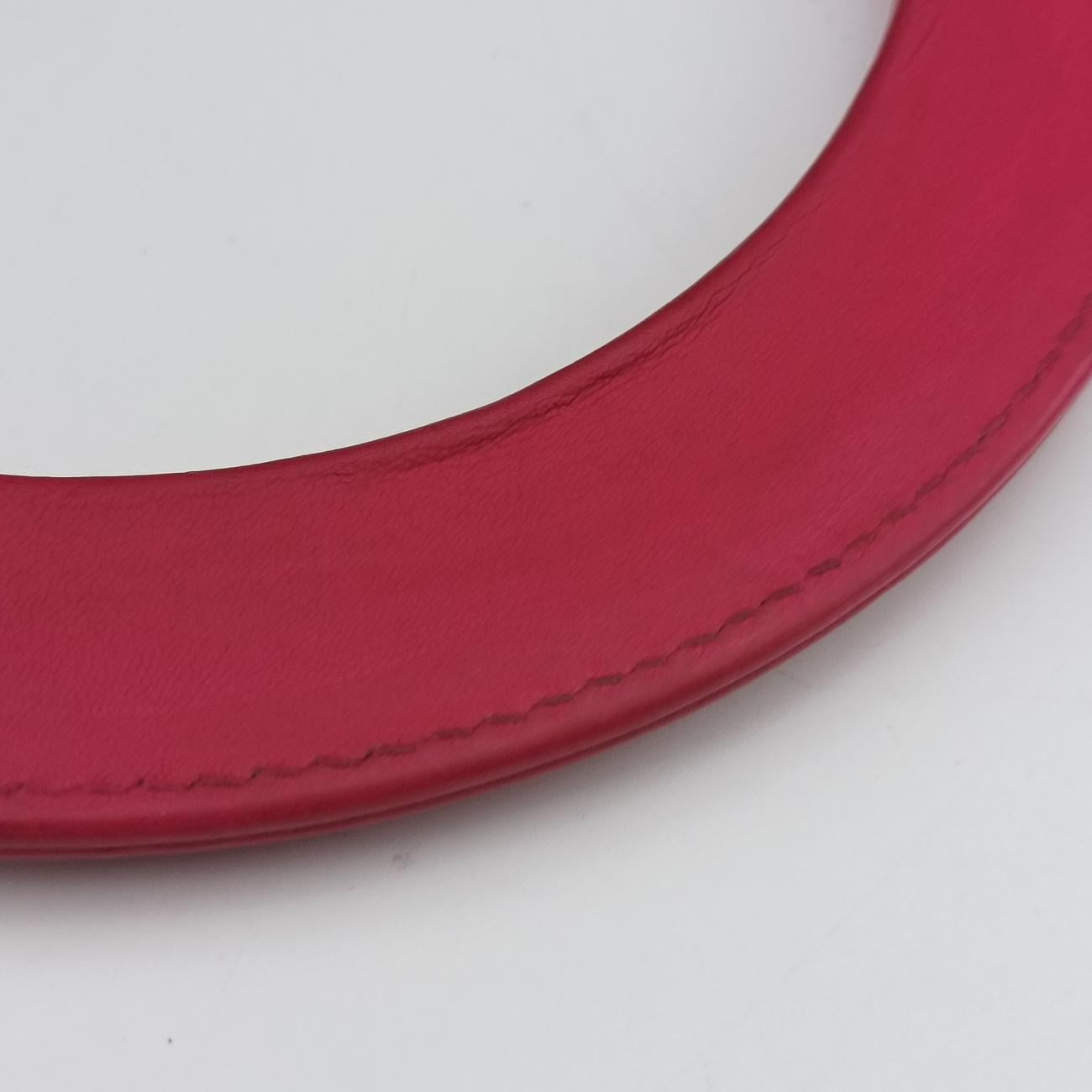 Diorissimo Orange×Pink Leather 19-MA-0123ディオリッシモ オレンジ×ピンク レザー 19-MA-0123