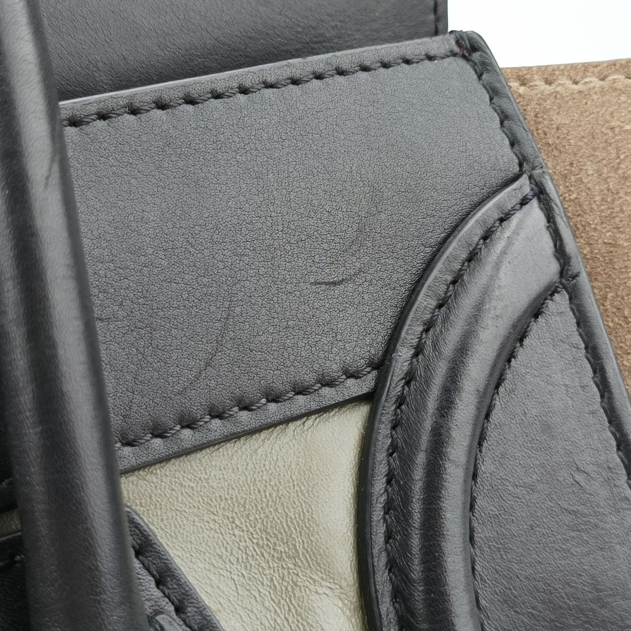 Luggage Mini Shopper Brown x Green x Black Leather S-SN-0122 S-PA-0132ラゲージミニショッパー ブラウンxグリーンxブラック レザー S-SN-0122 S-PA-0132