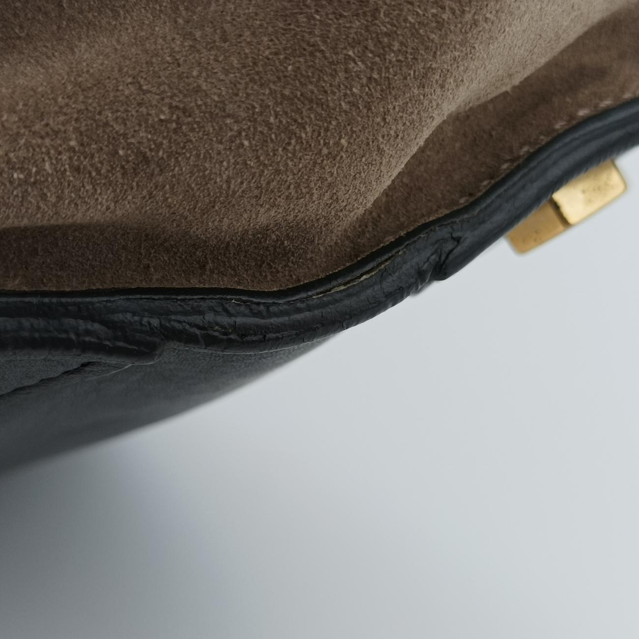 Luggage Mini Shopper Brown x Green x Black Leather S-SN-0122 S-PA-0132ラゲージミニショッパー ブラウンxグリーンxブラック レザー S-SN-0122 S-PA-0132