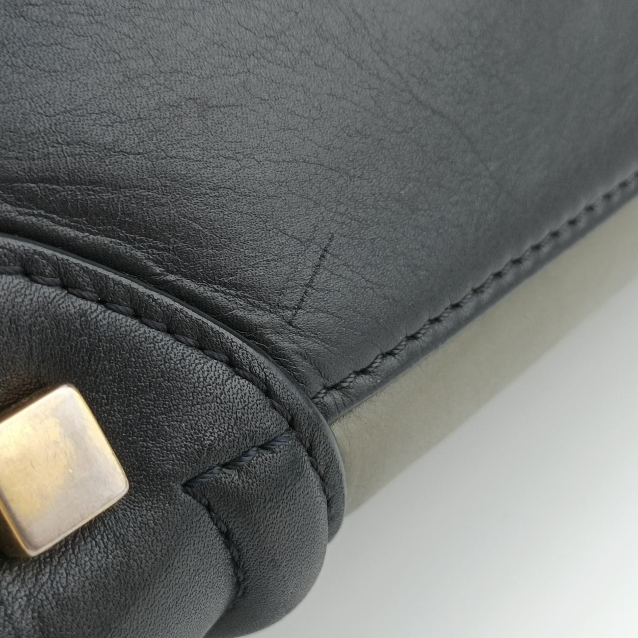 Luggage Mini Shopper Brown x Green x Black Leather S-SN-0122 S-PA-0132ラゲージミニショッパー ブラウンxグリーンxブラック レザー S-SN-0122 S-PA-0132