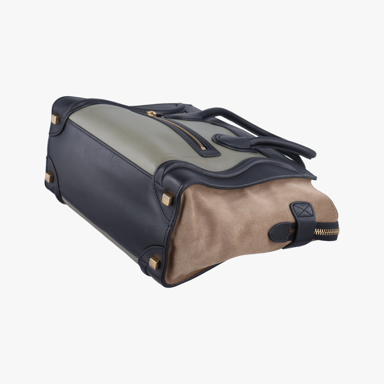 Luggage Mini Shopper Brown x Green x Black Leather S-SN-0122 S-PA-0132ラゲージミニショッパー ブラウンxグリーンxブラック レザー S-SN-0122 S-PA-0132