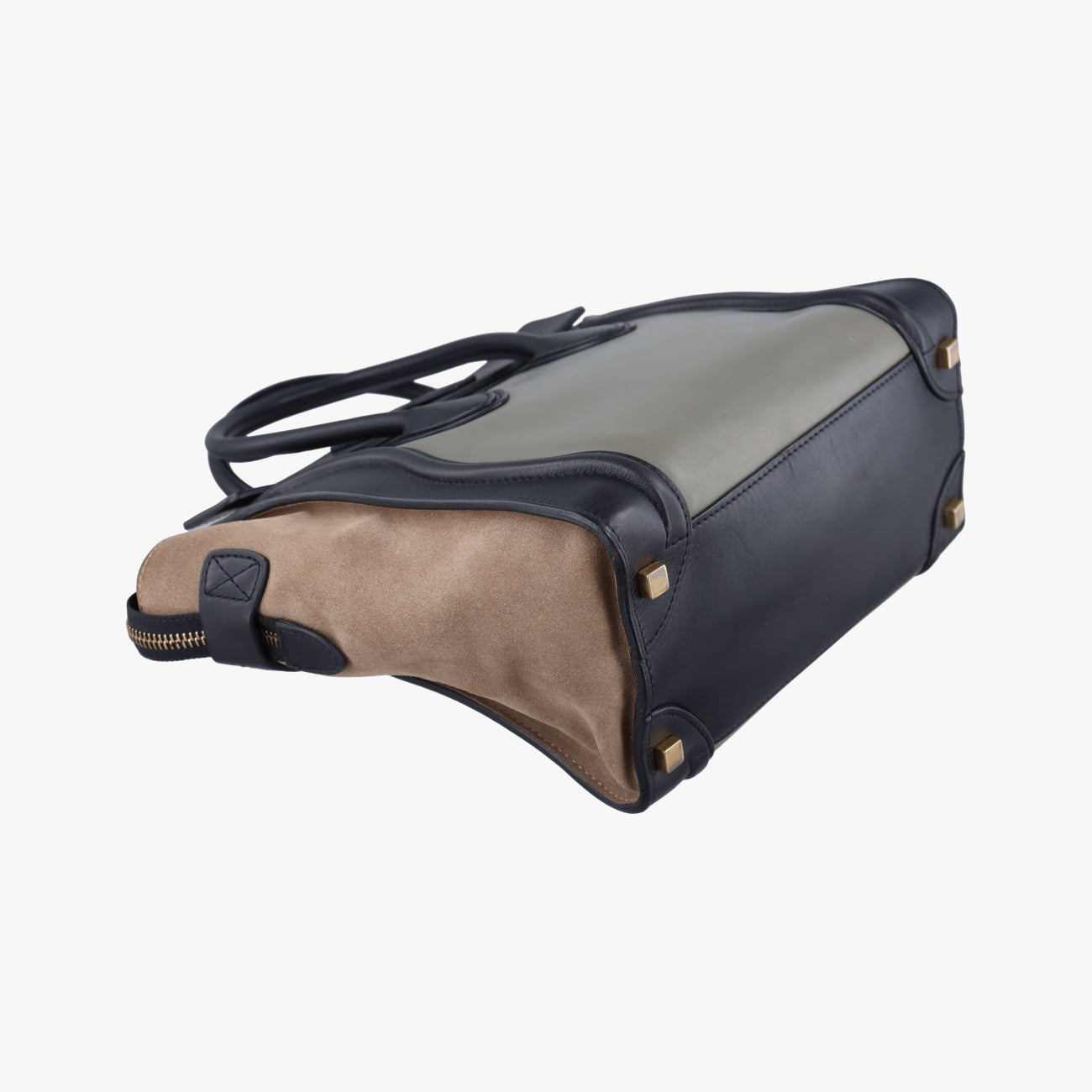 Luggage Mini Shopper Brown x Green x Black Leather S-SN-0122 S-PA-0132ラゲージミニショッパー ブラウンxグリーンxブラック レザー S-SN-0122 S-PA-0132