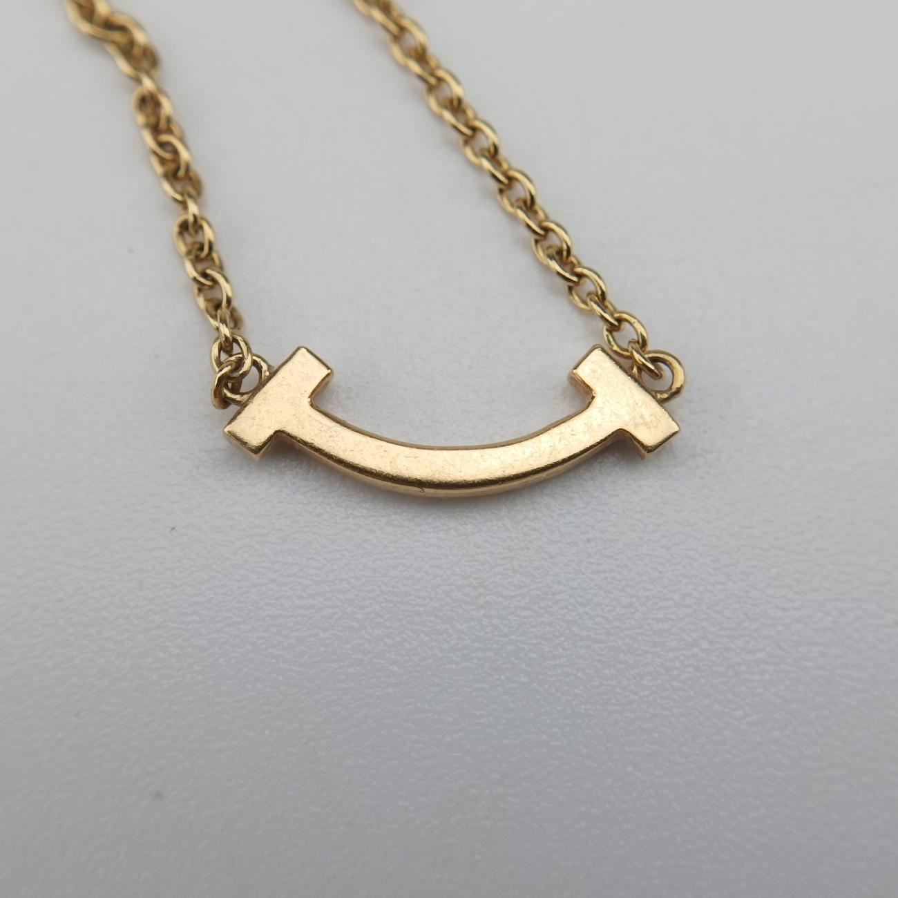 T Smile Bracelet Golden AU750 Tスマイル ブレスレット ゴールド AU750