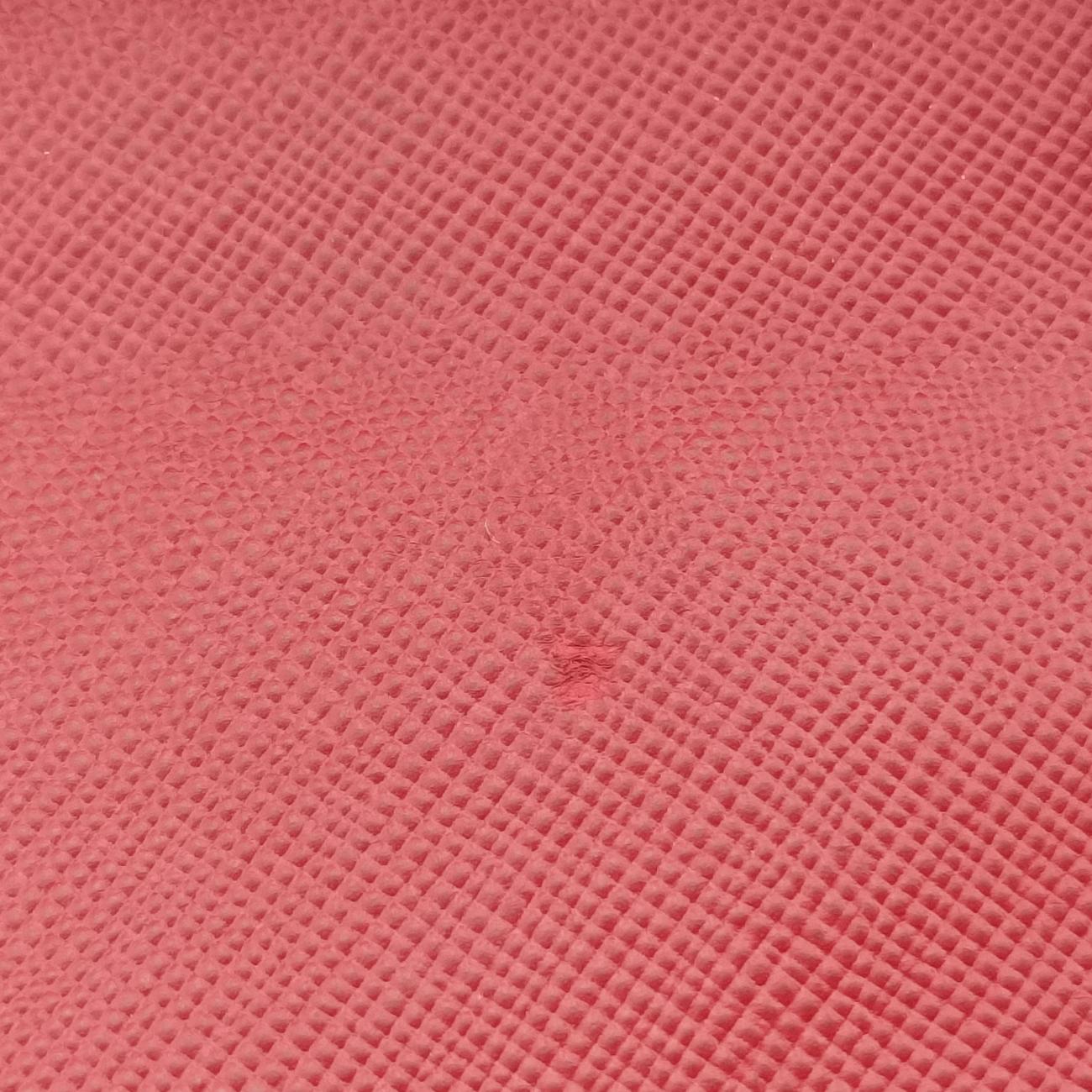 Metal Wallet on Chain Cornflower Clutch Red Saffiano Leather 1MT290 224メタル ウォレット オン チェーン コーンフラワー クラッチ レッド サフィアーノレザー 1MT290 224