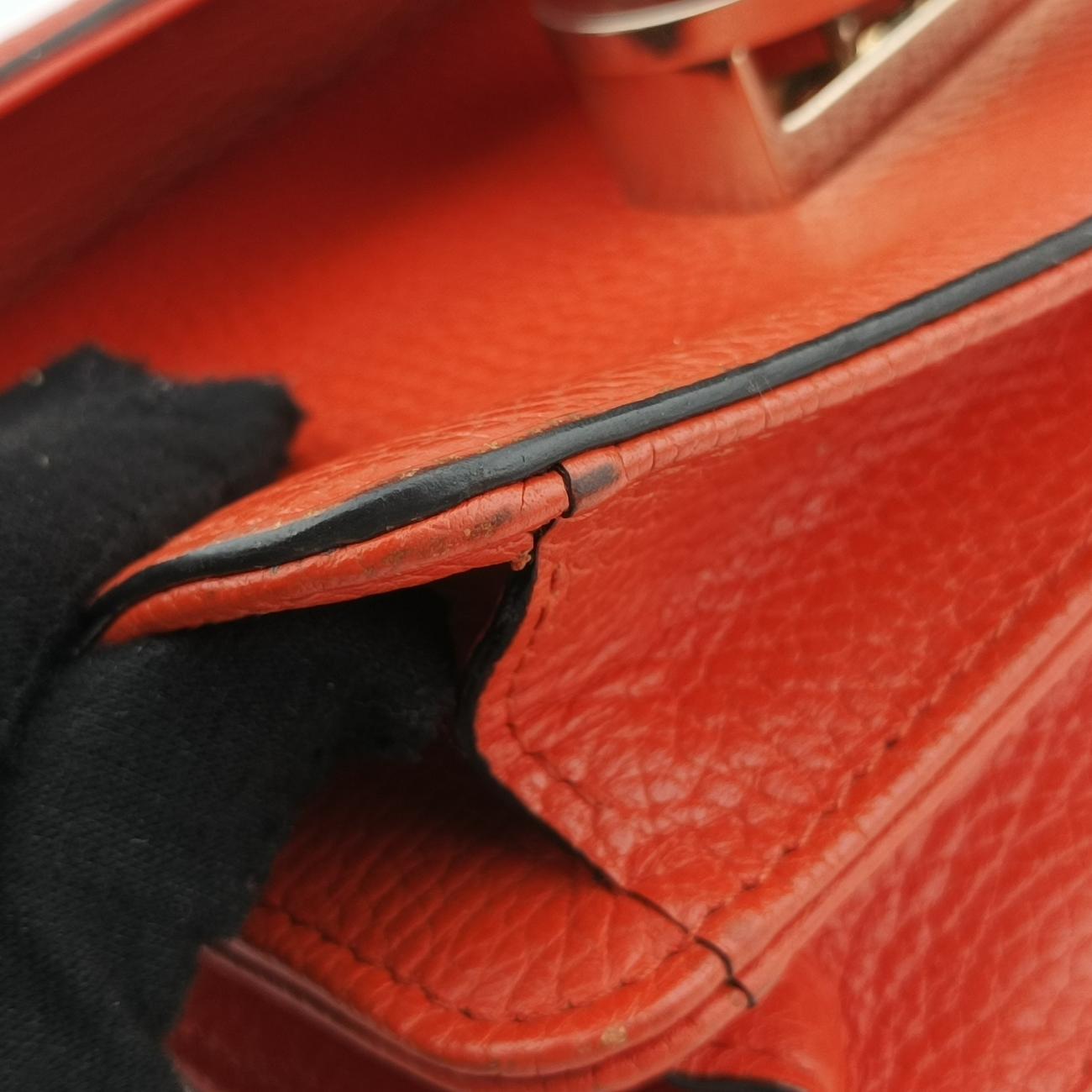 Interlocking G Orange Leather 510304 I025841621インターロッキングG オレンジ レザー 510304 I025841621