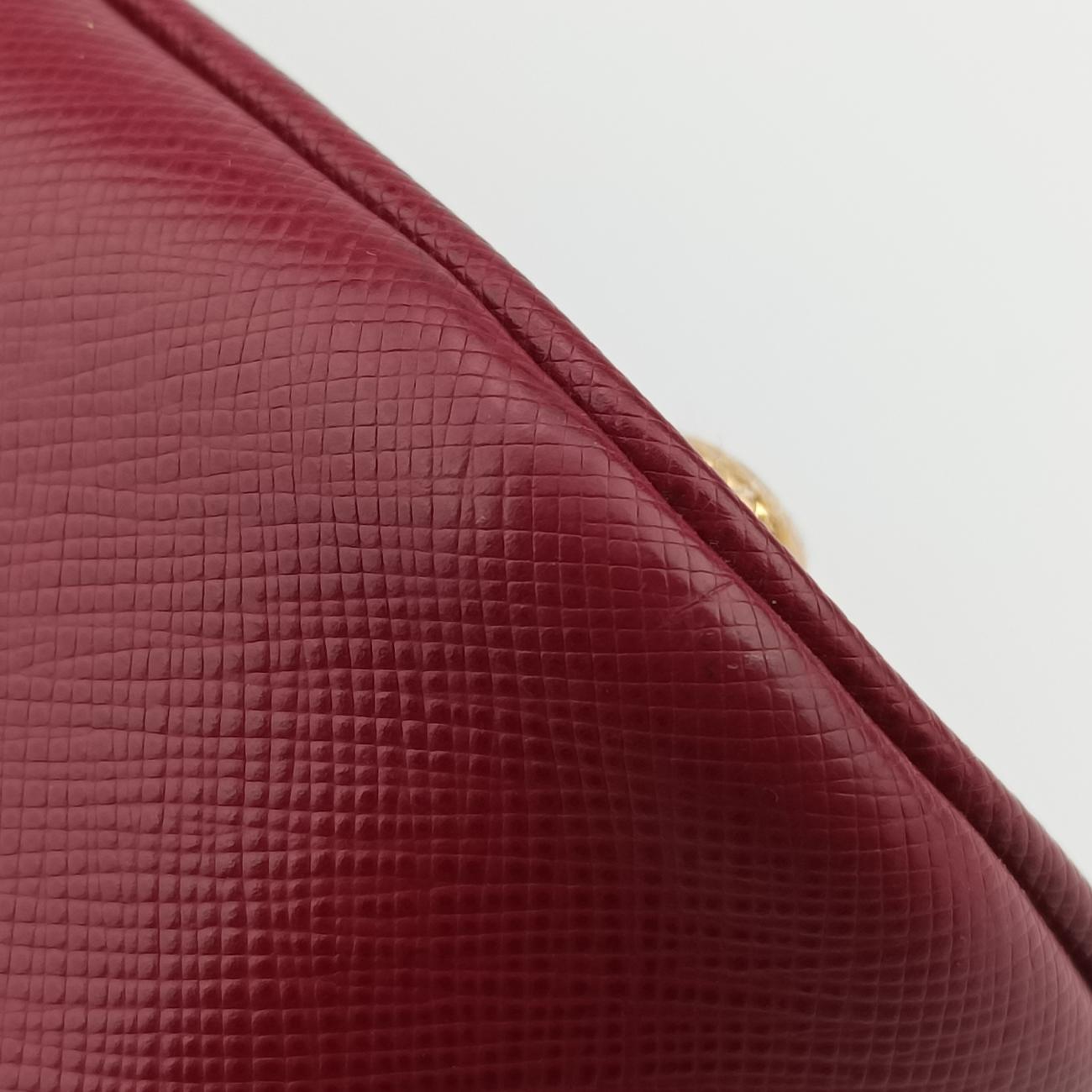 Promenade Burgundy SAFFIANO Leather BL0812 31/Aプロムナード ワインレッド サフィアーノレザー BL0812 31/A