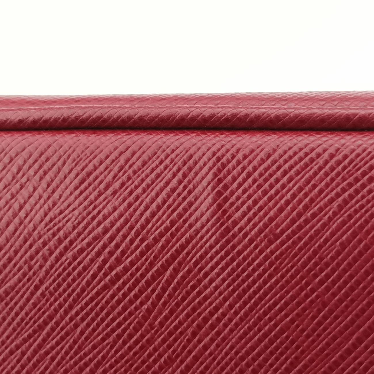 Promenade Burgundy SAFFIANO Leather BL0812 31/Aプロムナード ワインレッド サフィアーノレザー BL0812 31/A