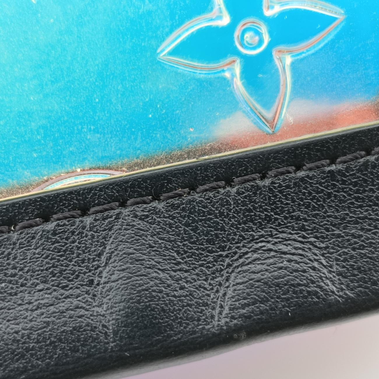 Soft Trunk Hologram x black Monogram Prism×calf leather M55932 DU4179 ICチップソフトトランク ホログラム×ブラック モノグラム プリズム×カーフレザー M55932 DU4179 ICチップ