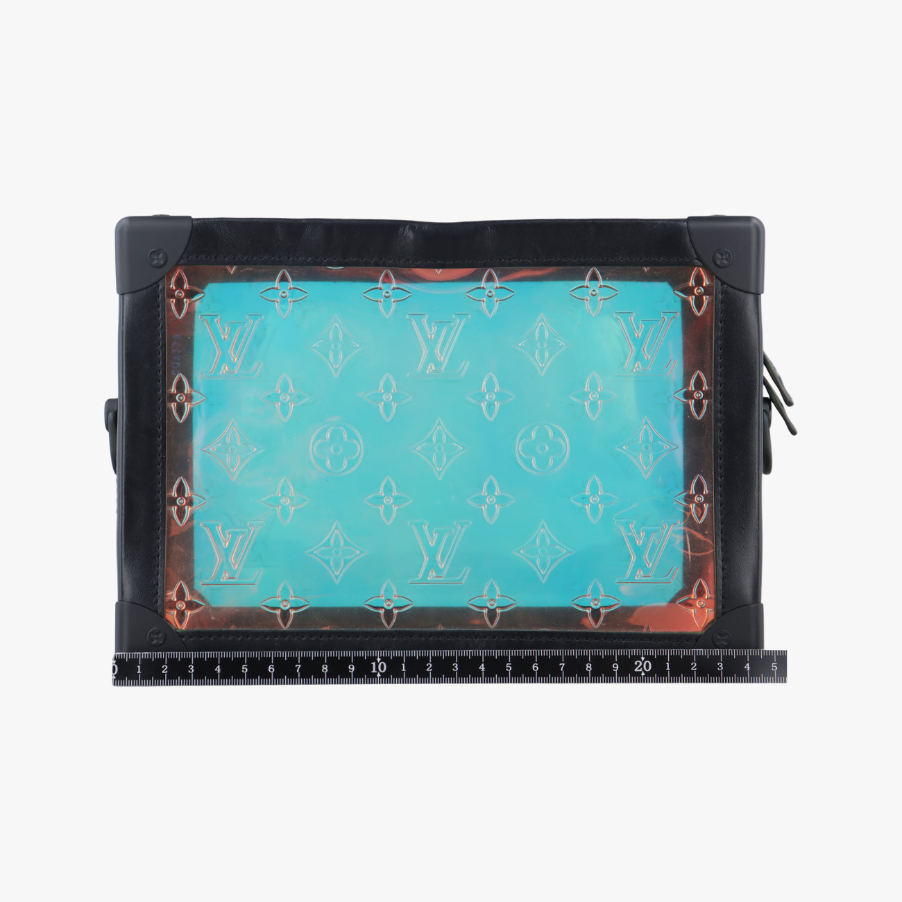 Soft Trunk Hologram x black Monogram Prism×calf leather M55932 DU4179 ICチップソフトトランク ホログラム×ブラック モノグラム プリズム×カーフレザー M55932 DU4179 ICチップ