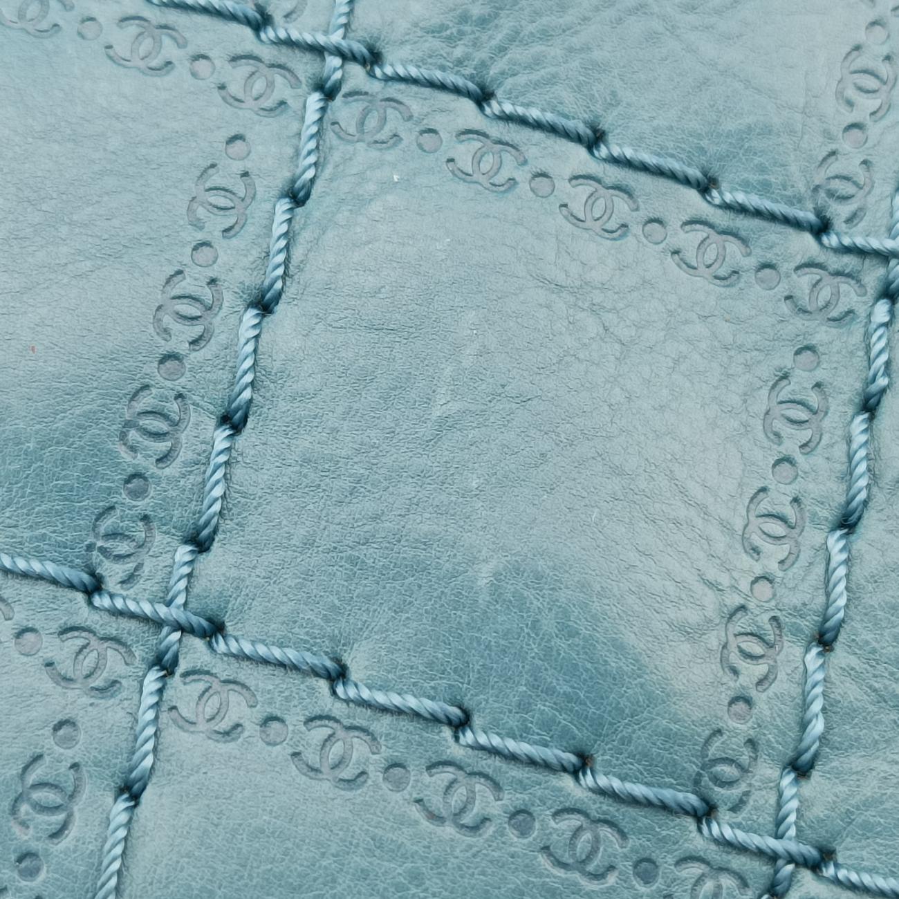 2.55 Matelasse Blue Leather A66985 160703882.55 マトラッセ ブルー レザー A66985 16070388