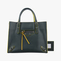 Paper A6 Tote Green×Yellow Leather 357333.4075.F.002123ペーパー A6 トート グリーン×イエロー レザー 357333.4075.F.002123
