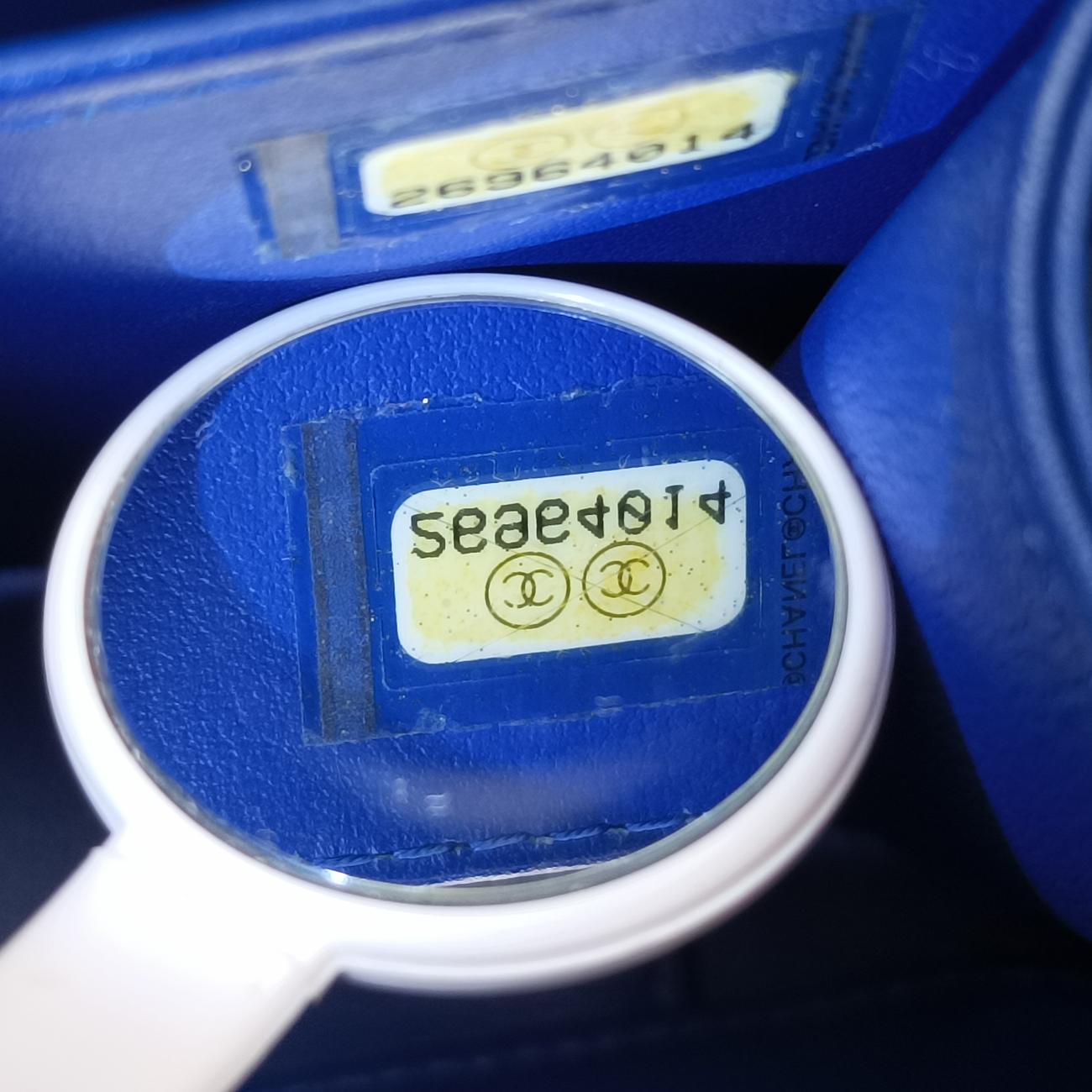 Filigree Vanity Case Top HandleRed x Blue x WhiteCaviar SkinA8445226964014フィリグリー バニティ ケース トップ ハンドルレッド×ブルー×ホワイトキャビアスキンA8445226964014