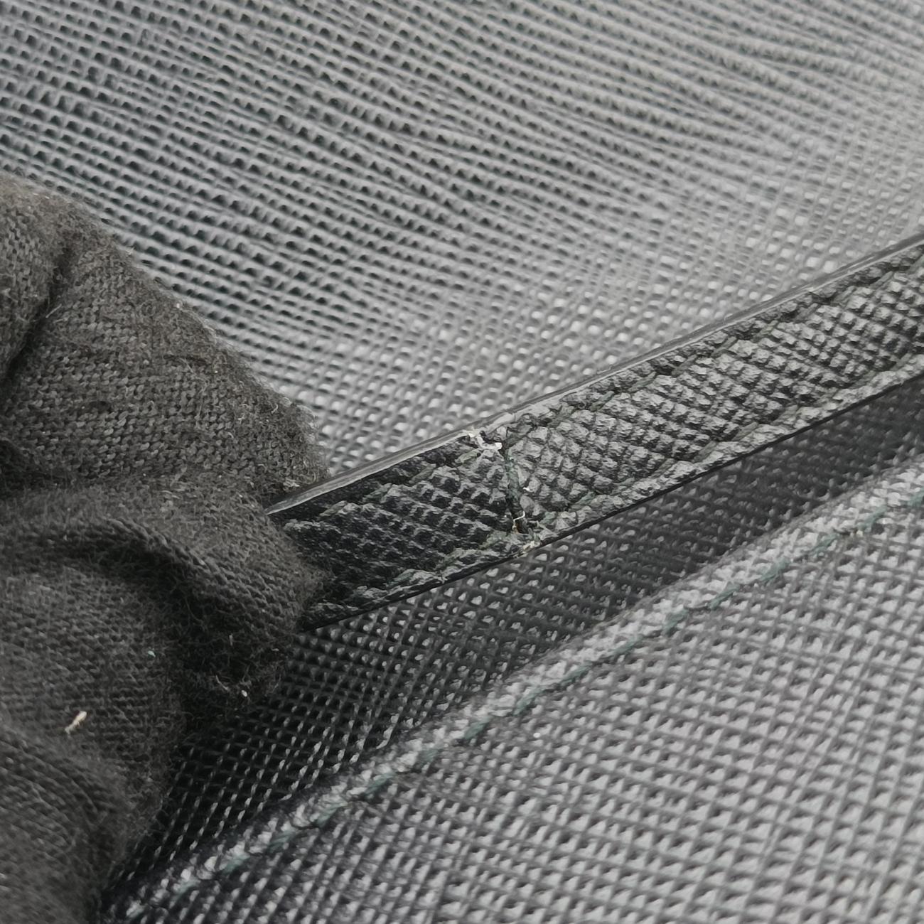 Robot LogoBlackSaffiano Leather62ロボットロゴブラックサフィアーノレザー62