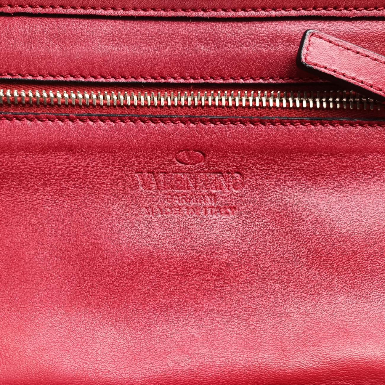 Rockstud Red Leather Lot number unknownロックスタッズ レッド レザー 製番不明