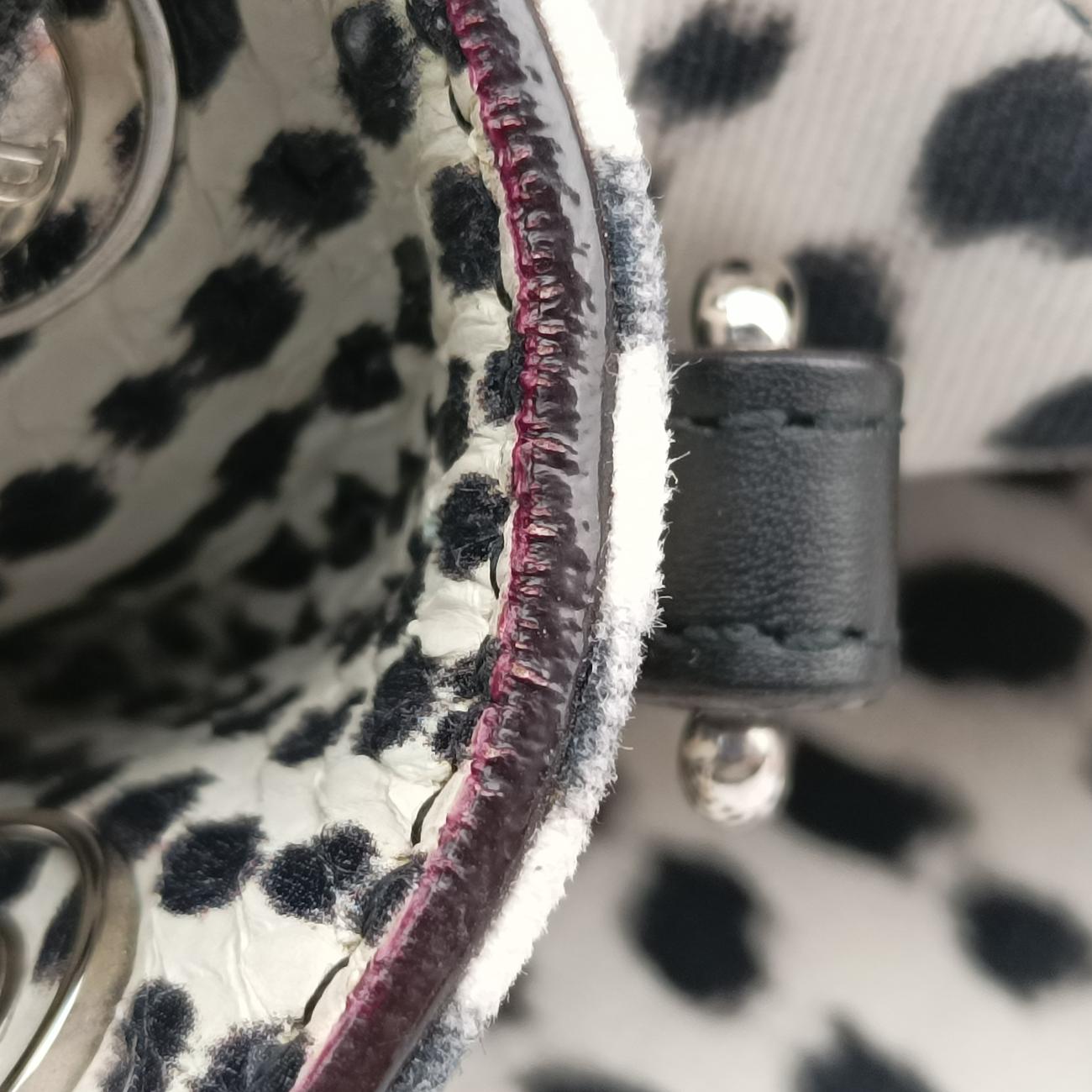 Diorissimo Black×Pink Leather 09-MA-0114ディオリッシモ ブラック×ピンク レザー 09-MA-0114